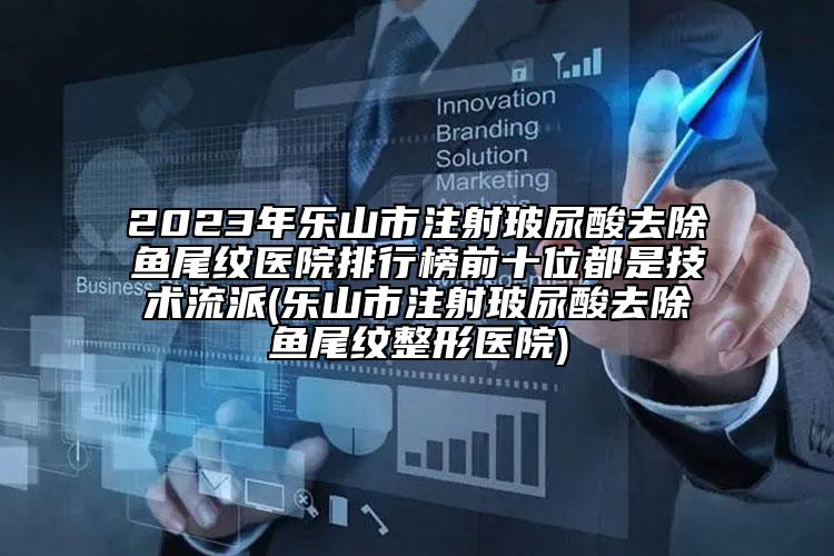 2023年樂山市注射玻尿酸去除魚尾紋醫(yī)院排行榜前十位都是技術流派(樂山市注射玻尿酸去除魚尾紋整形醫(yī)院)