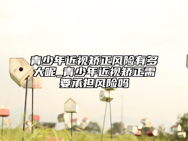 青少年近視矯正風(fēng)險(xiǎn)有多大呢_青少年近視矯正需要承擔(dān)風(fēng)險(xiǎn)嗎