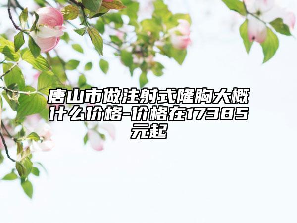 唐山市做注射式隆胸大概什么價(jià)格-價(jià)格在17385元起