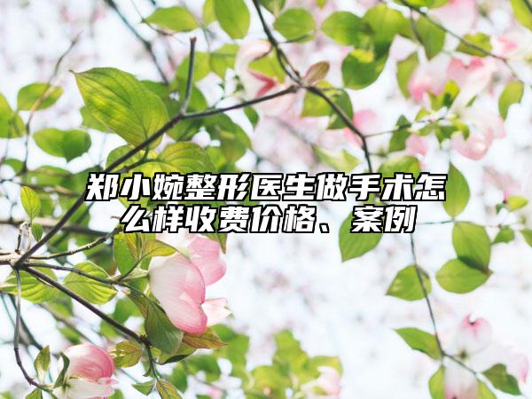 鄭小婉整形醫(yī)生做手術(shù)怎么樣收費(fèi)價(jià)格、案例